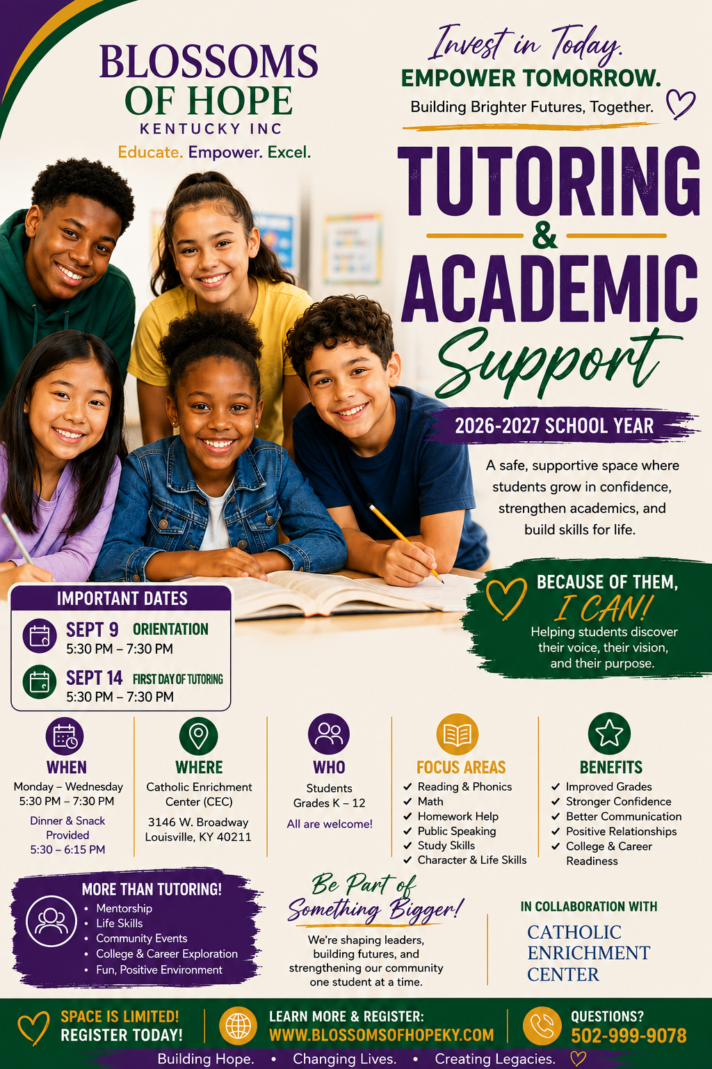 Tutoring & Mentorship Program flyer 3